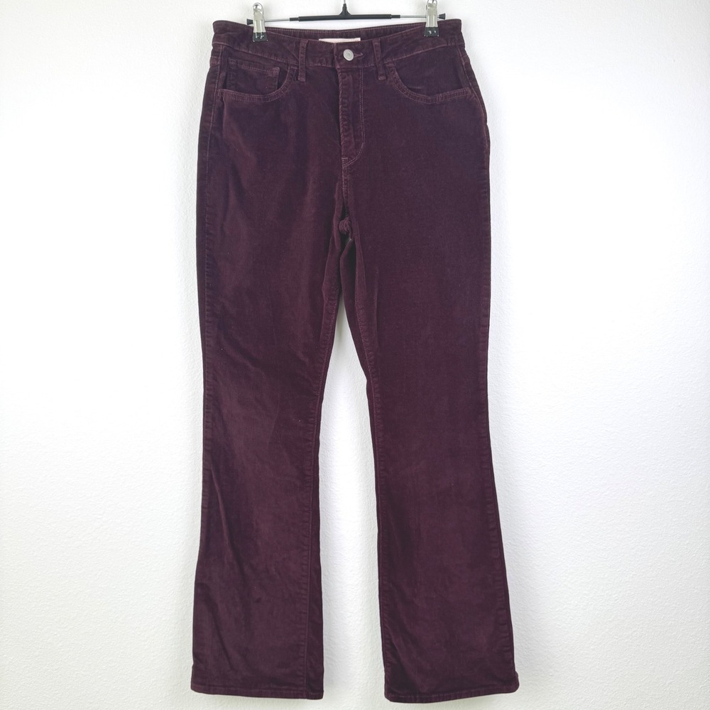 Levi's 725 Corduroy Pants Womens 29 Burgundy Excellent High Rise Bootcut Retro